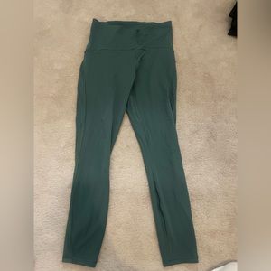 Lululemon leggings with a mesh detail